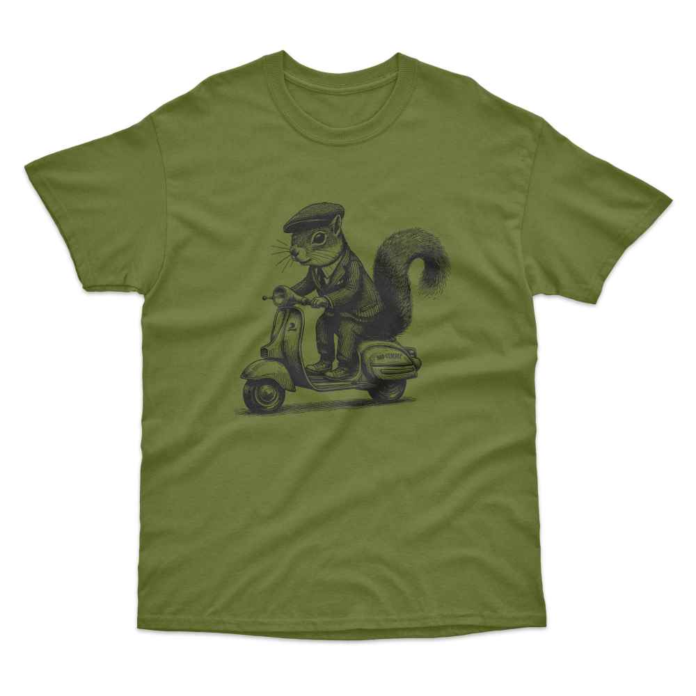 Scooter Squirrel T-Shirt