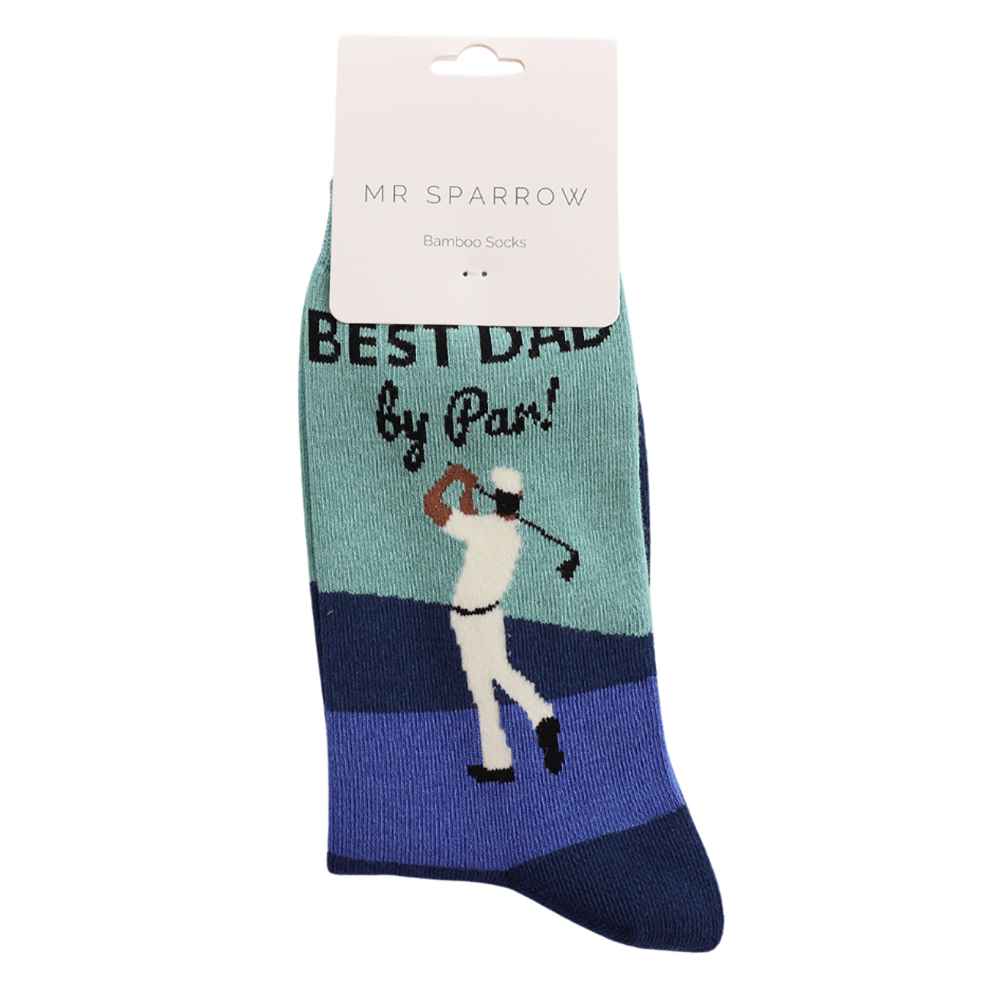 Mr Sparrow Best Dad By Par! Socks (Men)