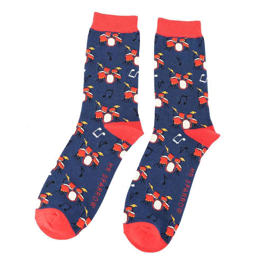 Mr Sparrow Drums Socks (Men)