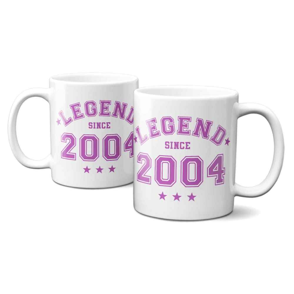 Legend Since 2004 Mug - 21st Birthday