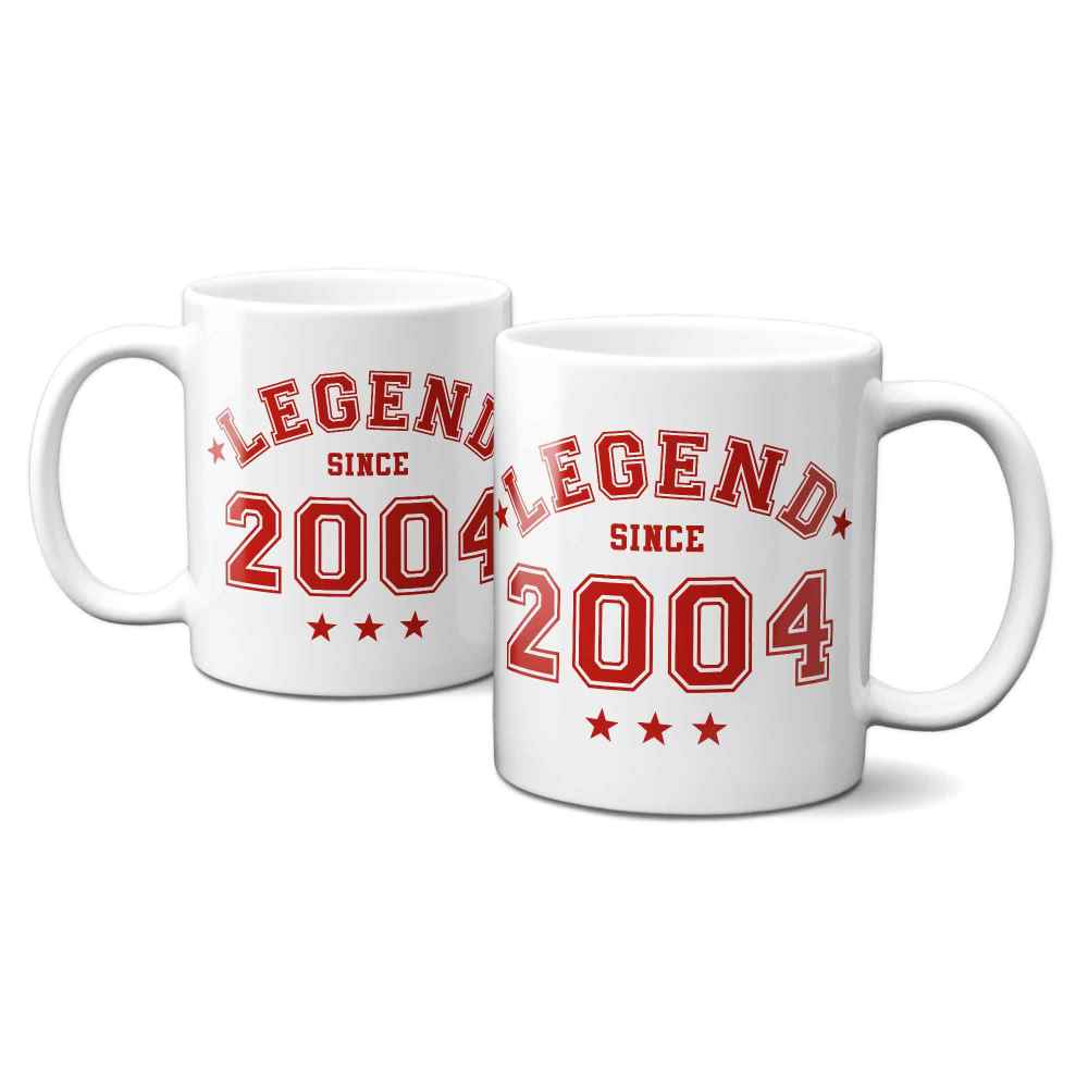 Legend Since 2004 Mug - 21st Birthday