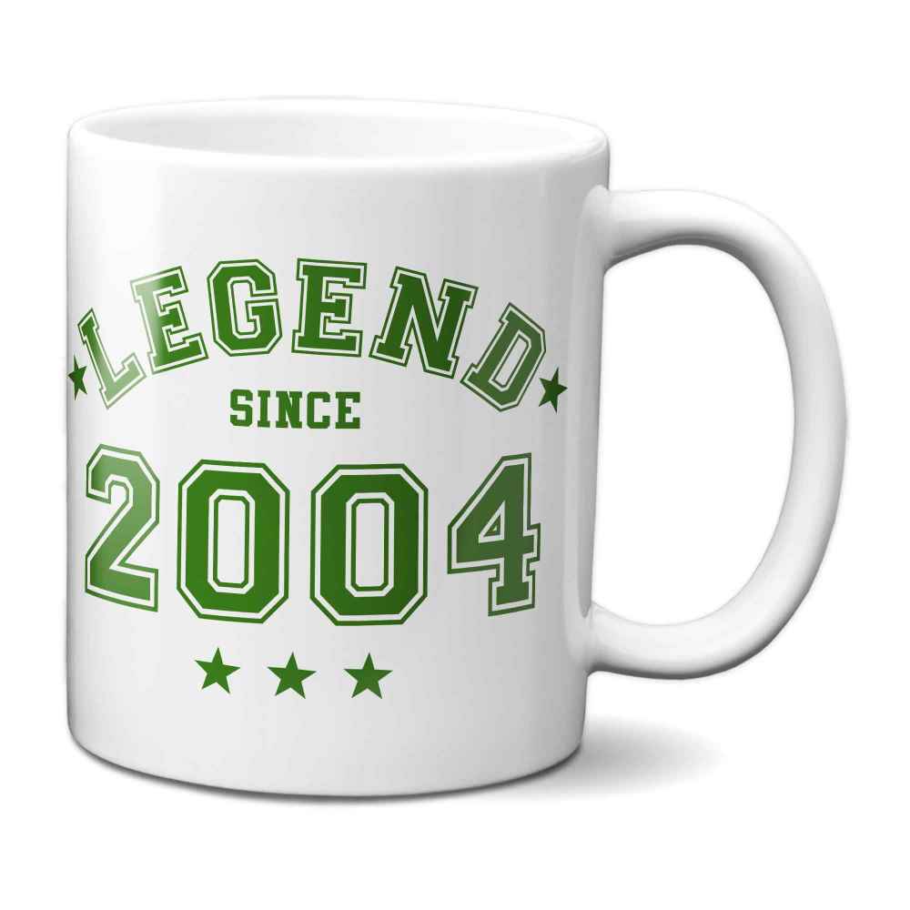 Legend Since 2004 Mug - 21st Birthday