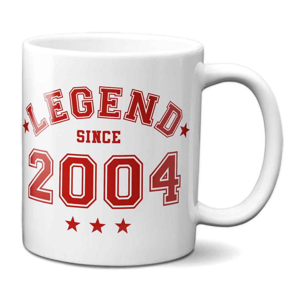 Legend Since 2004 Mug - 21st Birthday