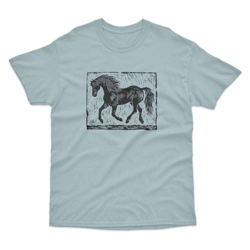 Lino Print Horse T-Shirt